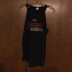 LadyBoss swag crown / courage tank top